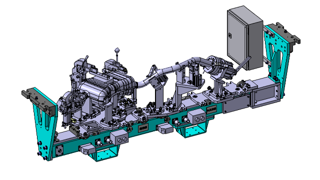 汽車消聲器焊接夾具 汽車消聲器焊接夾具